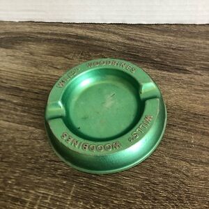 Vtg Green Wills's Woodbines Ashtray